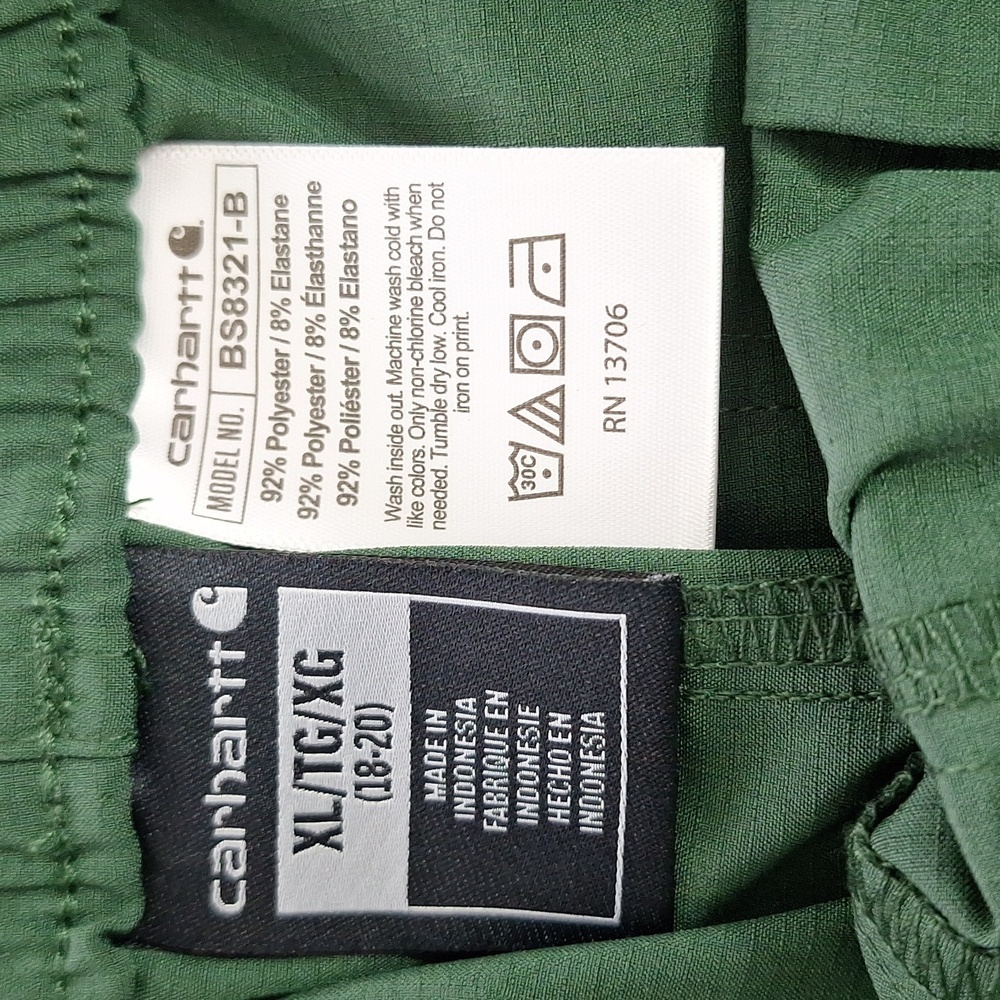 Carhartt Rugged Flex Shorts Green - Picture 9 of 10